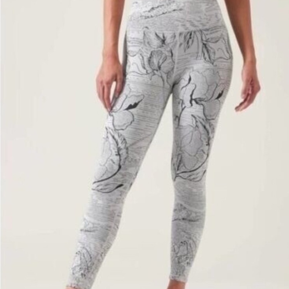 Floral Patterned Athleta Leggings